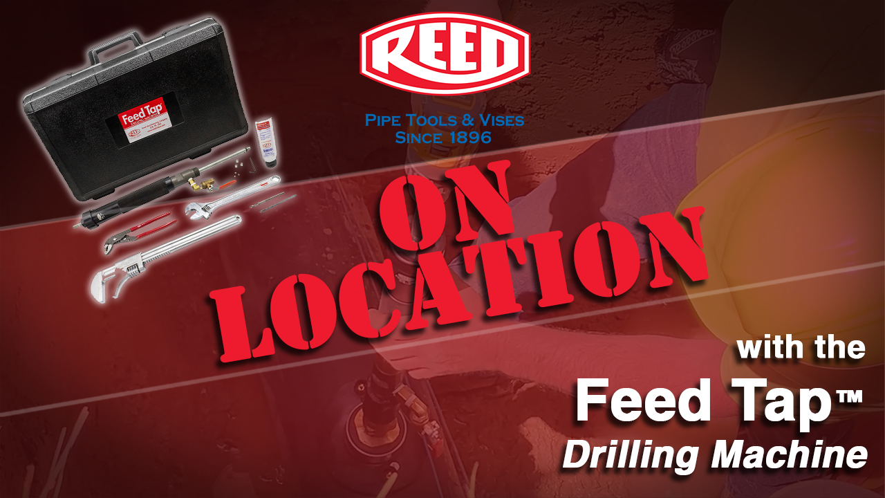 Machine de perceuse Feed Tap™ sur le chantier