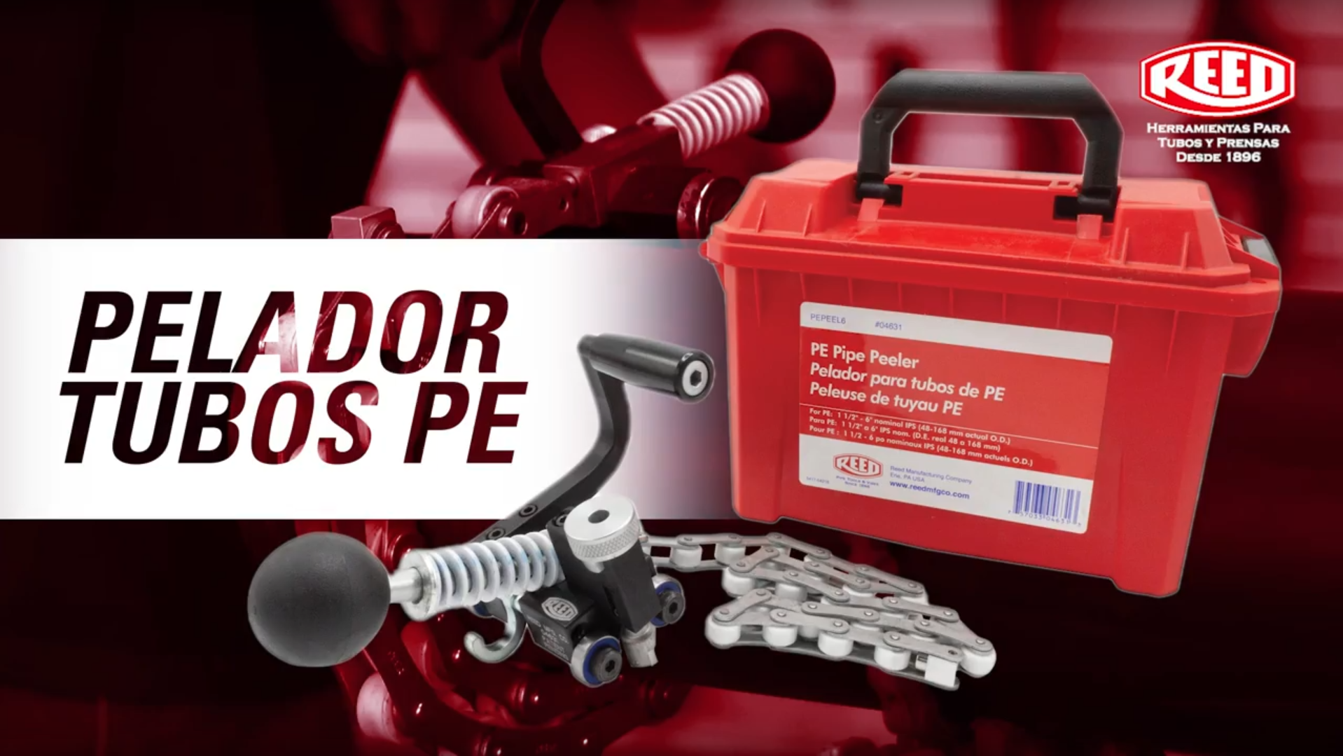 Herramientas en acción: Pelador Tubos PE